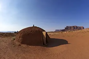 Residential Structure Prints: Navajo hogan, traditional dwelling and ceremonial structure