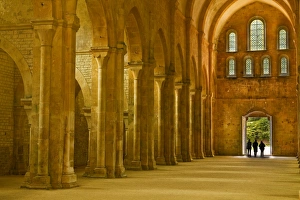 Nave Prints: The nave of Fontenay Abbey, UNESCO World Heritage Site