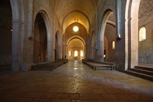 Thoronet Prints: Nave, Thoronet abbey church, Thoronet, Var, Provence, France, Europe