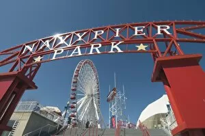 Images Dated 15th April 2008: Navy Pier, Chicago, Illinois, United States of America, North America
