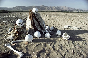 Nazca Prints: Nazca desert cemetery