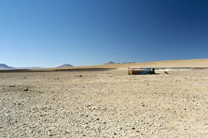 Crash Prints: Near the Chilean border, Salar de Uyuni, Bolivia, South America