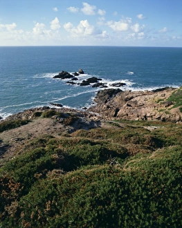 English Channel Prints: Near Corbiere Point