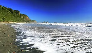 Splashes Prints: Near Great Coast Road, West Coast, South Island, New Zealand