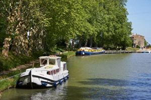 Water Ways Prints: Near the locks of Fonserannes, Canal du Midi