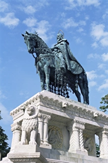 Budapest Prints: Near Matyas Templon in the castle area of old Buda
