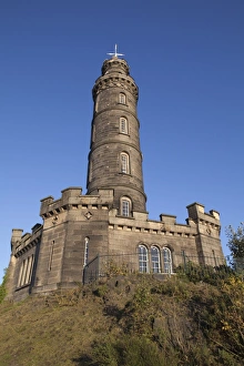 Lothian Prints: Nelson Monument, Calton Hill, Edinburgh, Lothian, Scotland, United Kingdom, Europe