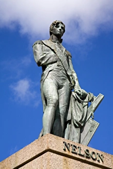 Bridgetown Prints: Nelsons Statue, Bridgetown, Barbados, West Indies, Caribbean, Central America