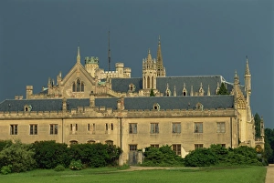 Chateaux Prints: Neo-Gothic fantasy, Lednice, South Moravia, Czech Republic, Europe