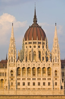 The neo-gothic Hungarian Parliament building, designed by Imre Steindl