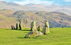 Public Land Prints: The Neolithic Castlerigg Stone Circle dating from around 3000 BC