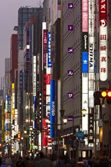 Illuminating Prints: Neon lights of Chou-Dori Avenue