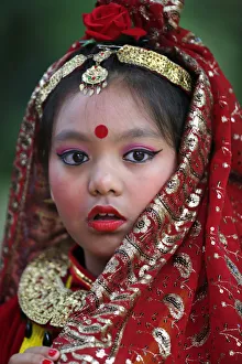 Festivals Prints: Nepalese traditional dance, Festival of Nepal, Grande Pagode de Vincennes, Paris, France