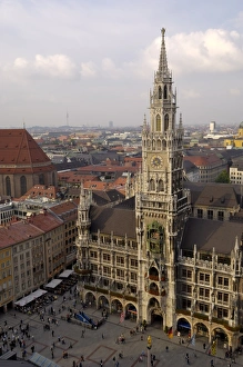 Neues Rathaus (New Town Hall) and Marienplatz