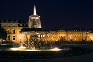 Stuttgart Prints: Neues Schloss at Schlossplatz (Palace square)