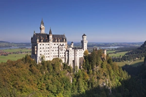 Neuschwanstein Castle, Fussen, Allgau, Allgau Alps, Bavaria, Germany, Europe
