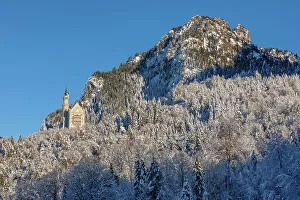 Inspiration Prints: Neuschwanstein castle, Schwangau, Fussen, Swabia, Bavarian Alps, Bavaria, Germany, Europe