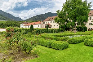 Shrub Prints: Neustift Convent garden, Brixen, South Tyrol, Italy, Europe