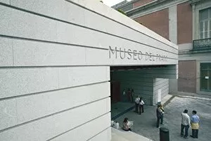 New extension by architect Rafael Moneo, Prado Museum, Madrid, Spain, Europe