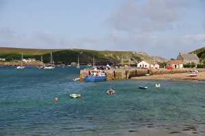 Anchoring Prints: New Grimsby, Tresco, Isles of Scilly, Cornwall, United Kingdom, Europe