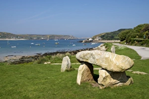 Inlet Prints: New Grimsby, Tresco, Isles of Scilly, United Kingdom, Europe