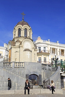 Chapel Prints: New Martyrs and Confessors of Russia Chapel, Yalta, Crimea, Ukraine, Europe