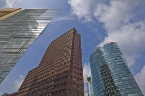 Potsdamer Platz Prints: New modern buildings in Potsdamer Platz, Berlin, Germany, Europe