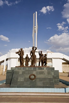 Gondar Prints: New monument to Ethiopias fallen, Bahir Dar, Gondar region, Ethiopia, Africa