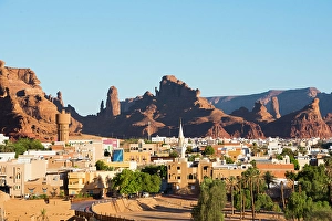 Neighborhoods Prints: New neighborhoods of the Old town of AlUla, Medina Province, Saudi Arabia
