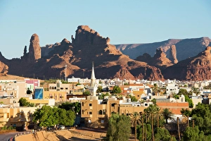 Neighborhoods Prints: New neighborhoods of the Old town of AlUla, Medina Province, Saudi Arabia