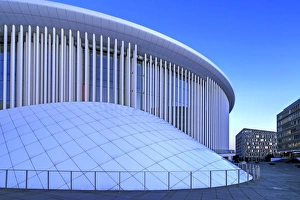 Luxembourg City Prints: New Philharmonic Hall on Kirchberg in Luxembourg City, Grand Duchy of Luxembourg, Europe