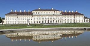 Royal Residence Prints: New Schleissheim Palace, Oberschleissheim, Munich, Bavaria, Germany, Europe