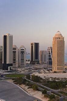 Images Dated 13th December 2007: New skyline of the West Bay central financial district of Doha