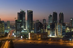 Images Dated 13th December 2007: New skyline of the West Bay central financial district of Doha