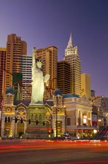 Images Dated 16th November 2008: New York New York Hotel and Casino, Las Vegas, Nevada, United States of America