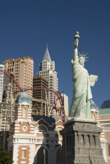 New York-New York Hotel and replica of Statue of Liberty, Las Vegas, Nevada