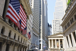 Images Dated 24th May 2009: The New York Stock Exchange, Broad Street, Wall Street, Manhattan, New York City