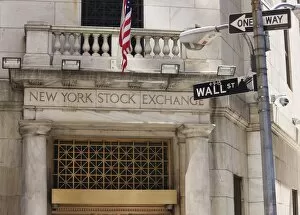 Images Dated 24th May 2009: The New York Stock Exchange, Wall Street, Manhattan, New York City, New York