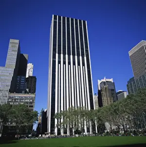 Sky Scrapers Prints: New York Telephone Company building overlooks Bryant