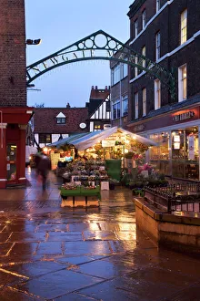 York Prints: Newgate Market, York, Yorkshire, England, United Kingdom, Europe