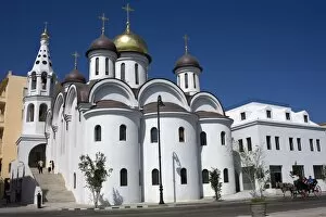 Images Dated 1st March 2009: Newly-built Russian Orthodox cathedral, Avenida del Puerto, Old Havana