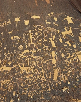 Petroglyph Prints: Newspaper Rock petroglyphs