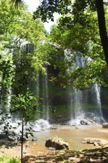 Images Dated 16th September 2005: Ngardmau waterfalls Koror, Republic of Palau, Pacific