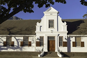 White Colour Prints: NGK Hall, Franschhoek, Western Cape, South Africa, Africa