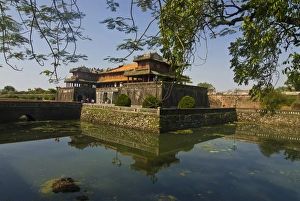 Imperial Prints: Ngo Mon gate, entrance to the Imperial Enclosure, Hue, Vietnam, Indochina