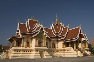 Vientiane Prints: Nhort Zor Pha, Vientiane, Laos, Indochina, Southeast Asia, Asia