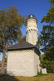 Images Dated 11th September 2007: Niagara Lighthouse, Old Fort Niagara State Park, Youngstown, New York State