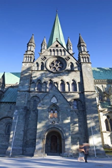 Images Dated 24th June 2009: Nidaros Cathedral, Trondheim, Sor-Trondelag, Norway, Scandinavia, Europe