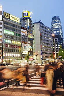 Images Dated 9th December 2009: Night lights in Shinjuku, Tokyo, Japan, Asia