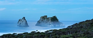 Nelson Prints: Night at Wharariki Beach on west coast of South Island, Nelson, South Island, New Zealand